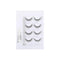 Profusion Cosmetics Frosted Snow Sparkle 4 Pair Luxe False Lash Set, Vegan Lightweight Lashes for Natural Looks