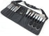 Professional Portable Makeup Brush Waist Bag Case, Foldable Cosmetic Brush Pouch with Multi Pockets
