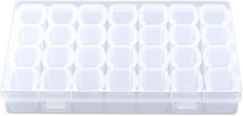 Hakeeta Pill Organizer - Medicine Organizer - Vitamin Organizer - Plastic - Clear
