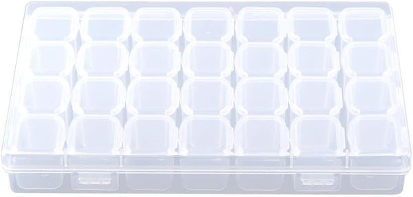 Hakeeta Pill Organizer - Medicine Organizer - Vitamin Organizer - Plastic - Clear