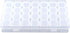 Hakeeta Pill Organizer - Medicine Organizer - Vitamin Organizer - Plastic - Clear