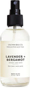 Calyan Wax Co. Lavender & Bergamot Natural Room Spray, 4 Fl Oz Each, Essential Oils Infused Air Freshener & Mist