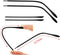 2 Pairs TR Material Eyeglasses Replacement Accessories, Ear Anti-Slip Holder, Long Temple Tips for Thin Metal Eyeglass