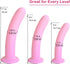 QoQiu 3-Pack Set, Silicone Pelvic Floor Muscle Dilator Trainer Pelvic Wand Massager for Women, Pelvic Floor Muscle