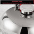 LUOZIQINX 0.6l/1l/1.5l/2l Therapy,1.5l Metal Hot Water Bottle, Body Hand Feet Warmer, Winter Hot Water Bottles for Pain