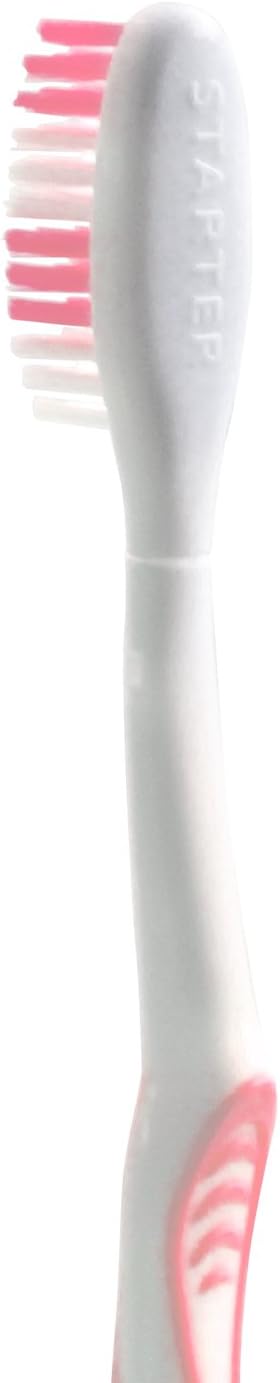 ToiletTree Products 13Clean - Manual Toothbrush with a New Head Each Month (Pink)