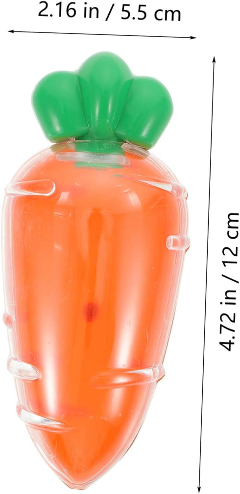 MIIZOO 12pcs Carrot Candy Containers Plastic Easter Boxes for Treat Storage Lightweight for Boys and Girls Parties