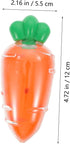 MIIZOO 12pcs Carrot Candy Containers Plastic Easter Boxes for Treat Storage Lightweight for Boys and Girls Parties
