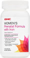 GNC Women's Prenatal Multivitamin Formula with Iron, 120 Caplets, Supports Pregnancy and Healthy Baby Development