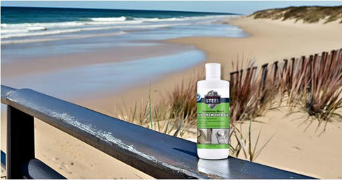 Heavy-Duty Industrial Rust Stain Remover - Metal Cleaner Gel for Stainless Steel, No Scrubbing Needed (8.5 oz)