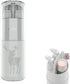 Travel Toothbrush Cup, Portable Travel Cases, 2 x 45 ml Pump Bottle Soap Dispenser, Mirror, Comb for Business Camping