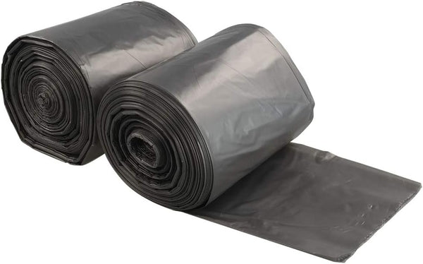 18 Gallon Large Kitchen Trash Bag, Gray, 100 Counts