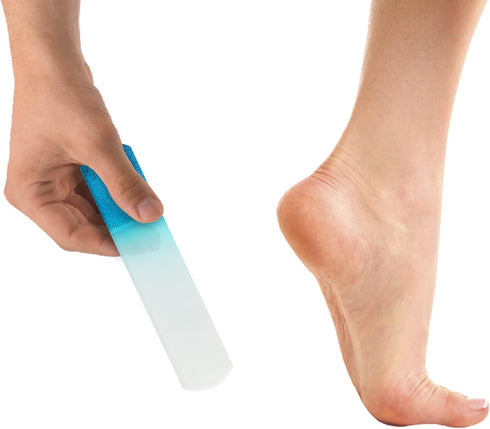 SIUSIO 2Pcs Glass Foot File - Pedicure Rasp for Dead Skin Remover, Calluses, Coarse Hard Skin, Smooth Foot Care Tool