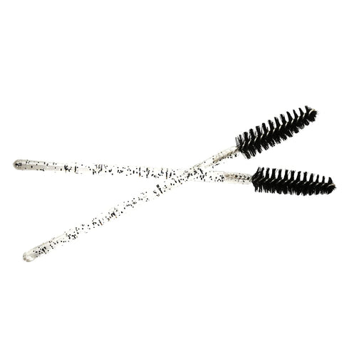 i-Laesh Crystal Mascara Sticks, Disposable Eyelash Brushes for Eyelash Extensions, Pack of 100 (Black)