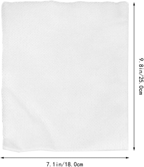 50pcs Body Art Disposable Wipe Paper - Cleaning Tool Towel Tissue, White Makeup Paper Towel