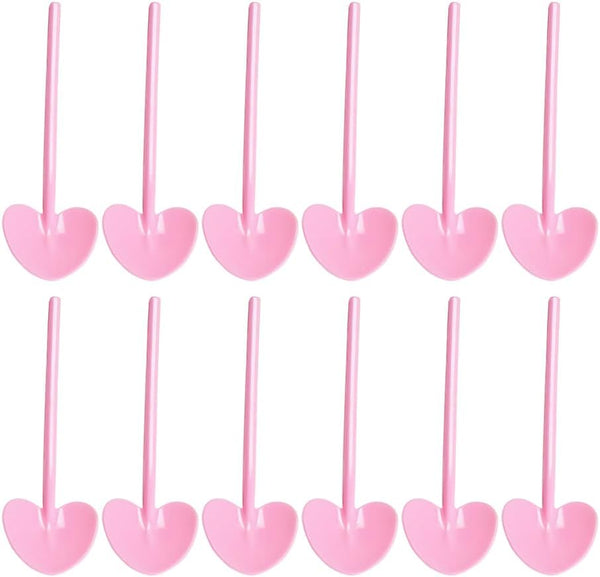 100pcs Heavy Duty Disposable Plastic Spoons - Small Teaspoons for Catering, Parties, Dinners, Weddings