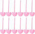 100pcs Heavy Duty Disposable Plastic Spoons - Small Teaspoons for Catering, Parties, Dinners, Weddings