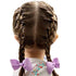 inSowni 40 Pack Grosgrain Ribbon Bow Elastics Hair Ties, Scrunchies for Baby Girls, Toddlers, and Kids
