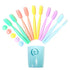 Toothbrushes Kit Set, 10pcs Extra Soft Head Jumbo Manual Toothbrush with 10pcs Brush Cap Cover and 5pcs Wall Holder