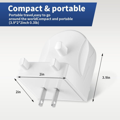 Wall Charger Base for Oral-B Braun Electric Toothbrush, Wall Mounted Adapter Power Replacement Holder