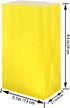 Future Life 30 pcs Solid Color Party Favor Paper Bags, 5.2 x 3.2 x 9.6 Inch, Biodegradable Kraft Paper Gift Bags