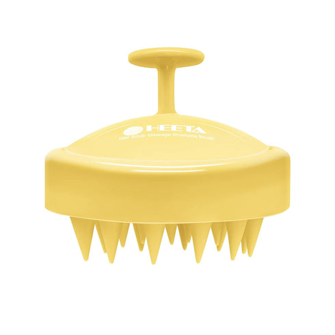 HEETA Scalp Massager with Soft Silicone Bristles, Promotes Hair Growth, Exfoliates Scalp, Enhances Shampoo Cleansing