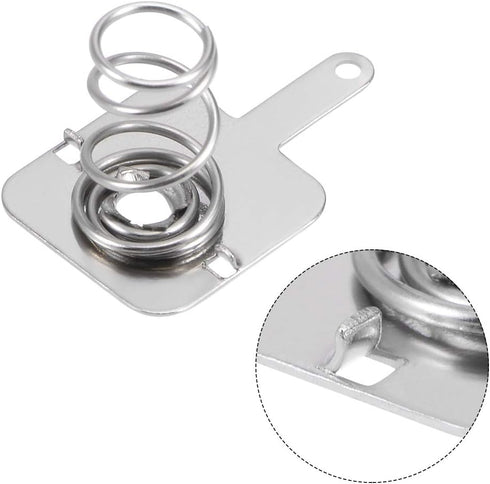 uxcell 20 Pairs AA Battery Positive Negative Conversion Spring Contact Nickeling Plate, 11.28mmx11.5mm