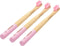 Y-Kelin Bamboo V-Shaped Orthodontic Toothbrush, Eco-Friendly Bamboo Toothbrush (3pcs) Soft Bristle (Pink Soft)