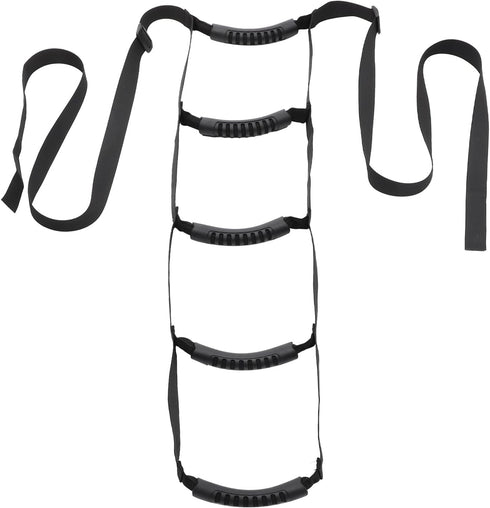 SECFOU Adjustable Elder Bed Ladder Pull Up Strap with Four-Layer Sturdy Fabric,