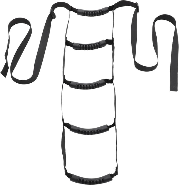SECFOU Adjustable Elder Bed Ladder Pull Up Strap with Four-Layer Sturdy Fabric,