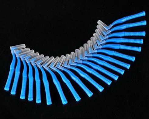 Interdental Angled Brush, Blue, 20 Each (Pack of 2)
