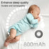 yewei 39 YEVIK Portable Sound Machine for Baby Sleep & Travel, Soothing Sounds with Night Light, USB-C Rechargeable