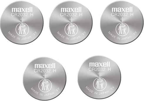 Maxell CR2032 Micro Lithium Cell Batteries (Pack of 5)