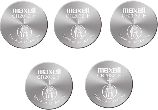 Maxell CR2032 Micro Lithium Cell Batteries (Pack of 5)