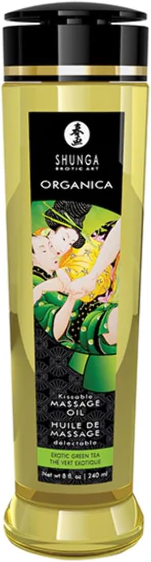 Shunga Erotic Art Organica - Kissable Massage Oil - 8.0 Oz - Exotic