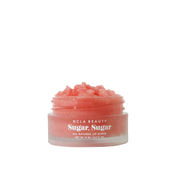 NCLA Natural Sugar Lip Scrub, Vegan, Cruelty-Free, Clean Skincare (Watermelon)