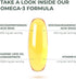 Primal Harvest Omega 3 Fish Oil Supplements, 30 Servings Soft Gels with 1000mg EPA + DHA, No Fishy Burps