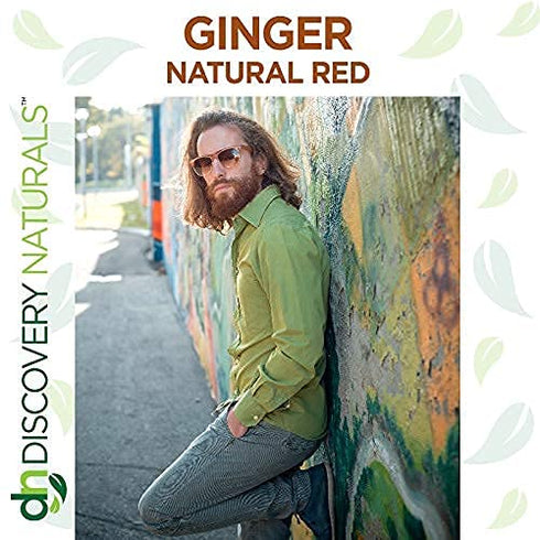 Red Henna Hair Color Kit | 100% All Natural Hair & Beard Dye Powder (Ginger Natural Red)