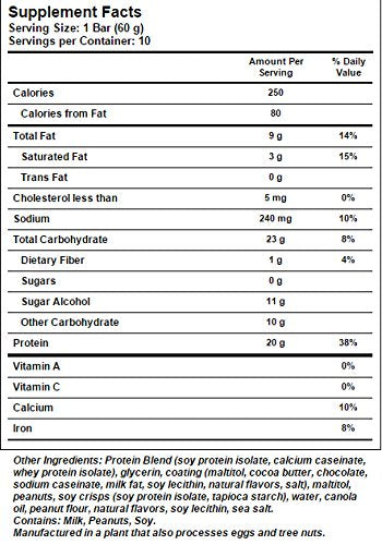 thinkThin 10 Think Products High Protein Bar Chunky Peanut Butter -- Bars