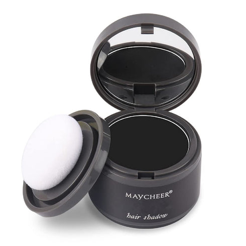 Magical Fluffy Thin Hair Powder Shadow Makeup Concealer, Instant Gray Coverage, 4g (01 Brown)