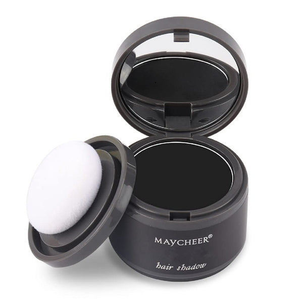 Magical Fluffy Thin Hair Powder Shadow Makeup Concealer Root Cover Up, Instant Gray Coverage 4g (02 Coffee)