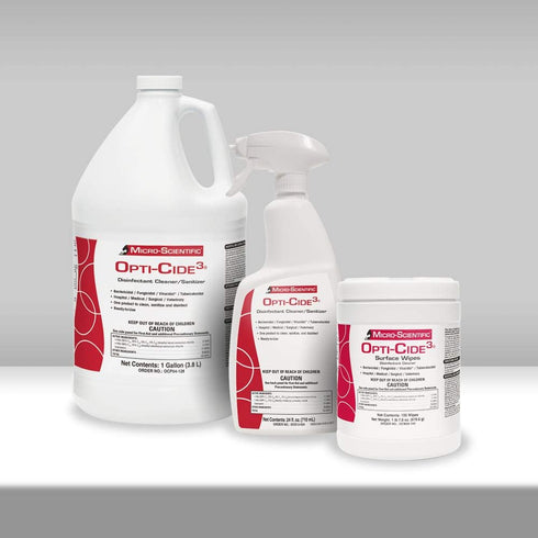 OCS12-024 Opti-Cide3 Model:NEMSI24SA Micro-Scientific - Healthcare Grade Disinfectant Cleaner and Sanitizer Spray