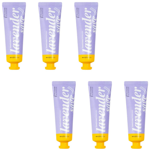 Lavender Sage Shea Butter Lotion Set, 1.5 oz - 6 Pack, Vegan Hand Cream for Dry Skin for Women & Men