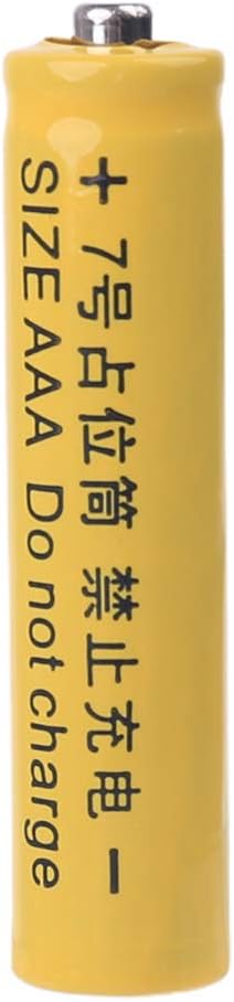 JSGHGDF 4Pcs 10440 Lr03 Dummy Setup No Power AAA Fake Battery for Shell Placeholder Cylinder Conductor for AAA Battery