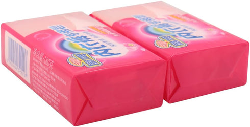 BEE & FLOWER Fan Underwear Cleaning Soap Bar, 6.3 Oz x 2 | Ideal Hand Wash for Lingerie