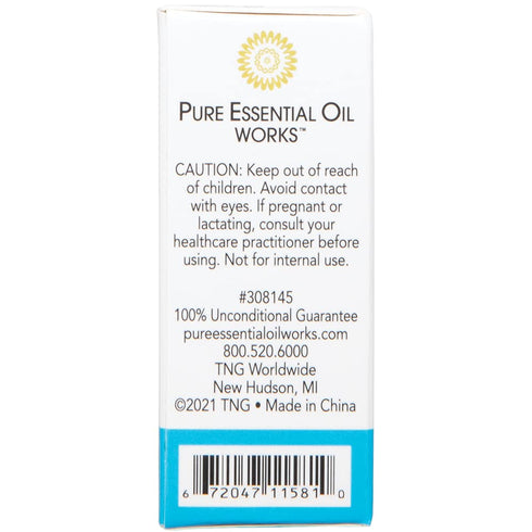 Pure Essential Oil Works 100% 10 ml/0.33 oz. Peppermint Oil, Pure, Natural, Paraben-Free and Therapeutic Grade