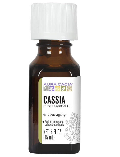 Aura Cacia Pure Essential Oil Cassia Bark, 0.5 fl oz