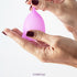 Set 12 Reusable Menstrual Cup - The Most Reliable Medical Grade Silicone Period Cups - Comfortably use for Hours (Small
