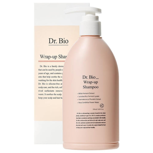 Dr. Bio Wrap-Up Shampoo - 8.45oz Hydrating Mild Shampoo for Dry Hair, Sensitive Scalp with Probiotics & CICA
