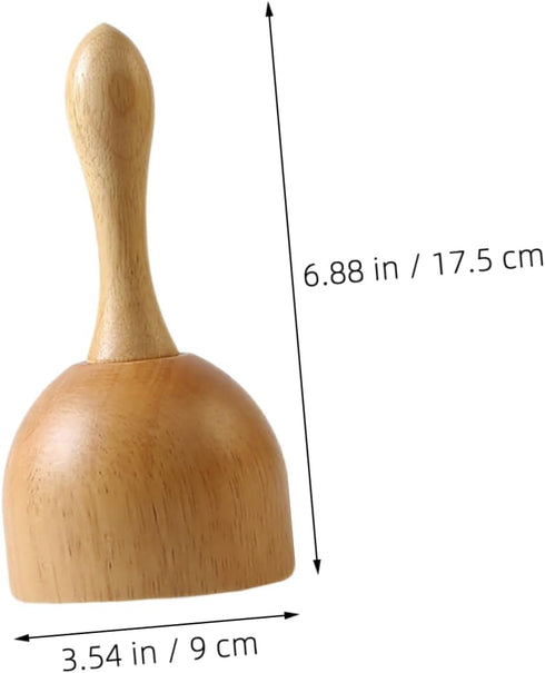 Wooden Massage Tool for Deep Tissue Relief Durable Gua Sha Cup for Body and Scalp Therapy Lightweight Manual Massager